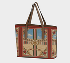 The Matador Collection-Tote-Brick Red and Olive