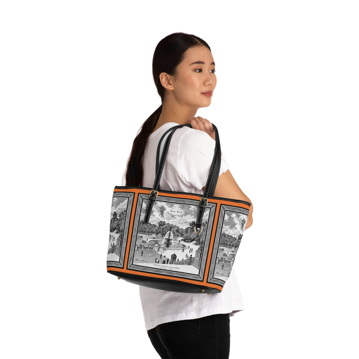 Tote — Bethesda Fountain, Central Park, NYC — Archival Orange