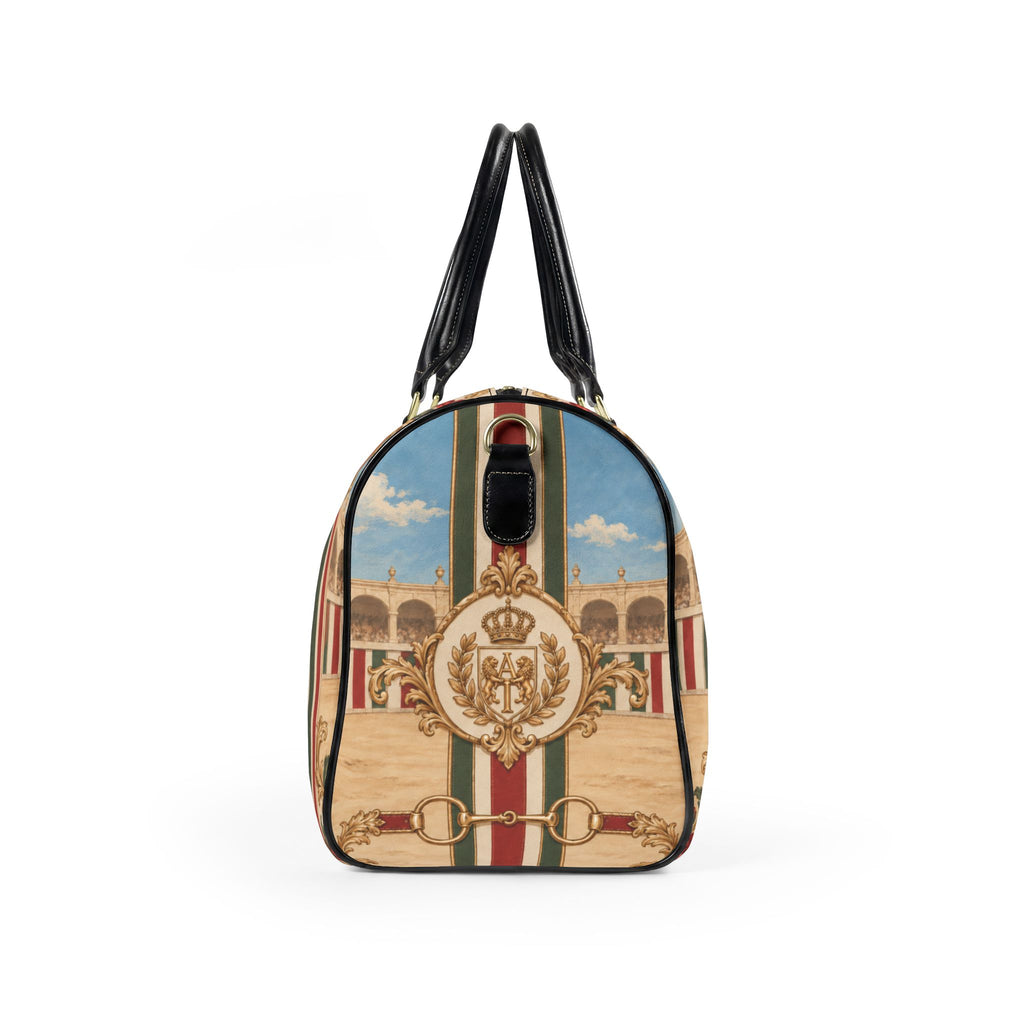 The Matador Collection-Barrel Bag-Brick Red and Olive