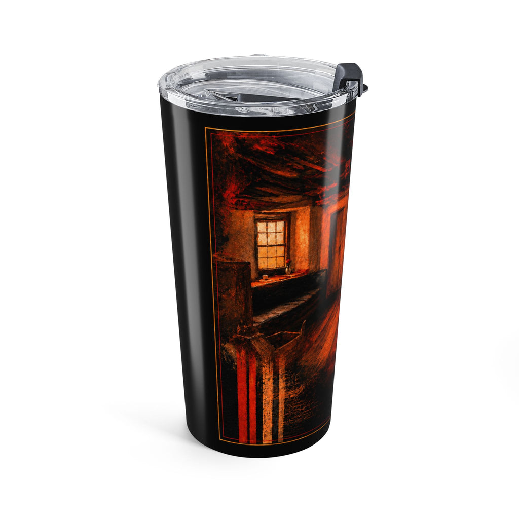 20 oz Steel Tumbler — Interior Scene — Sunrise Ombré