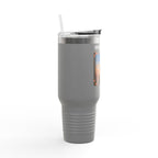 40 oz Insulated Travel Mug — USS Constitution — Multiple Colors in White Text