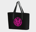 Tote-Rainbow Lions — Inspired by Louis C. Tiffany (1848–1933) — Pink