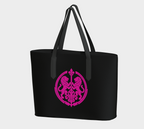 Tote-Rainbow Lions — Inspired by Louis C. Tiffany (1848–1933) — Pink