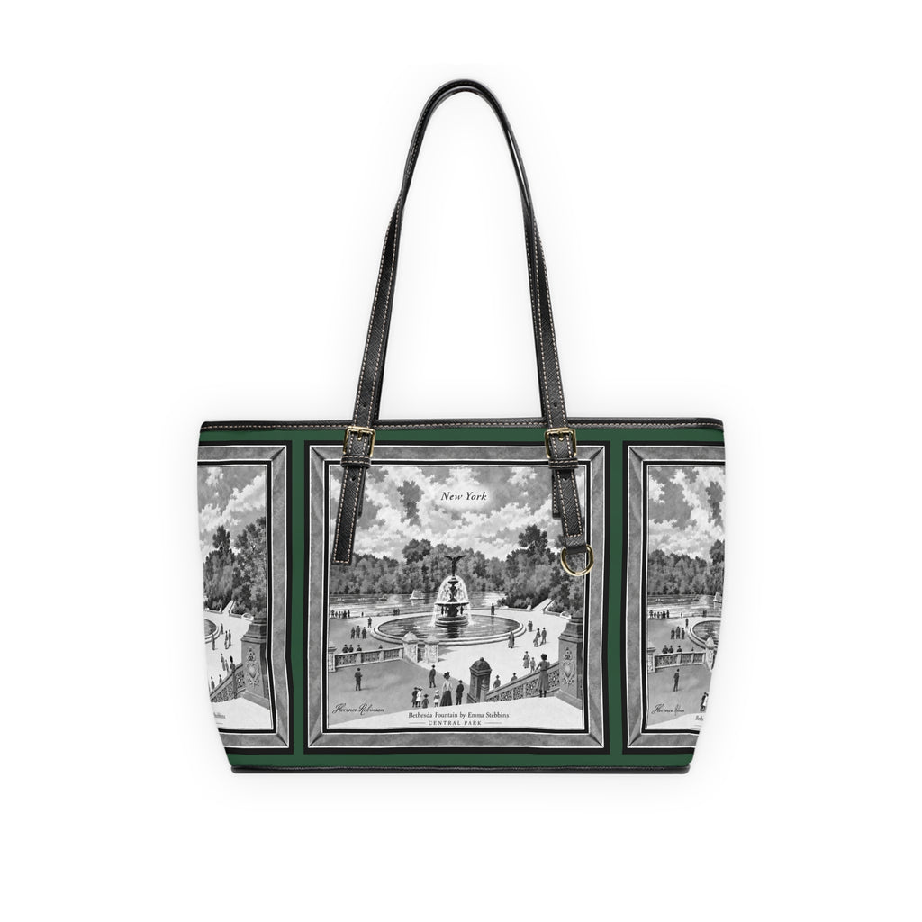 Tote Bag — Bethesda Fountain, Central Park, NYC — Archival Green