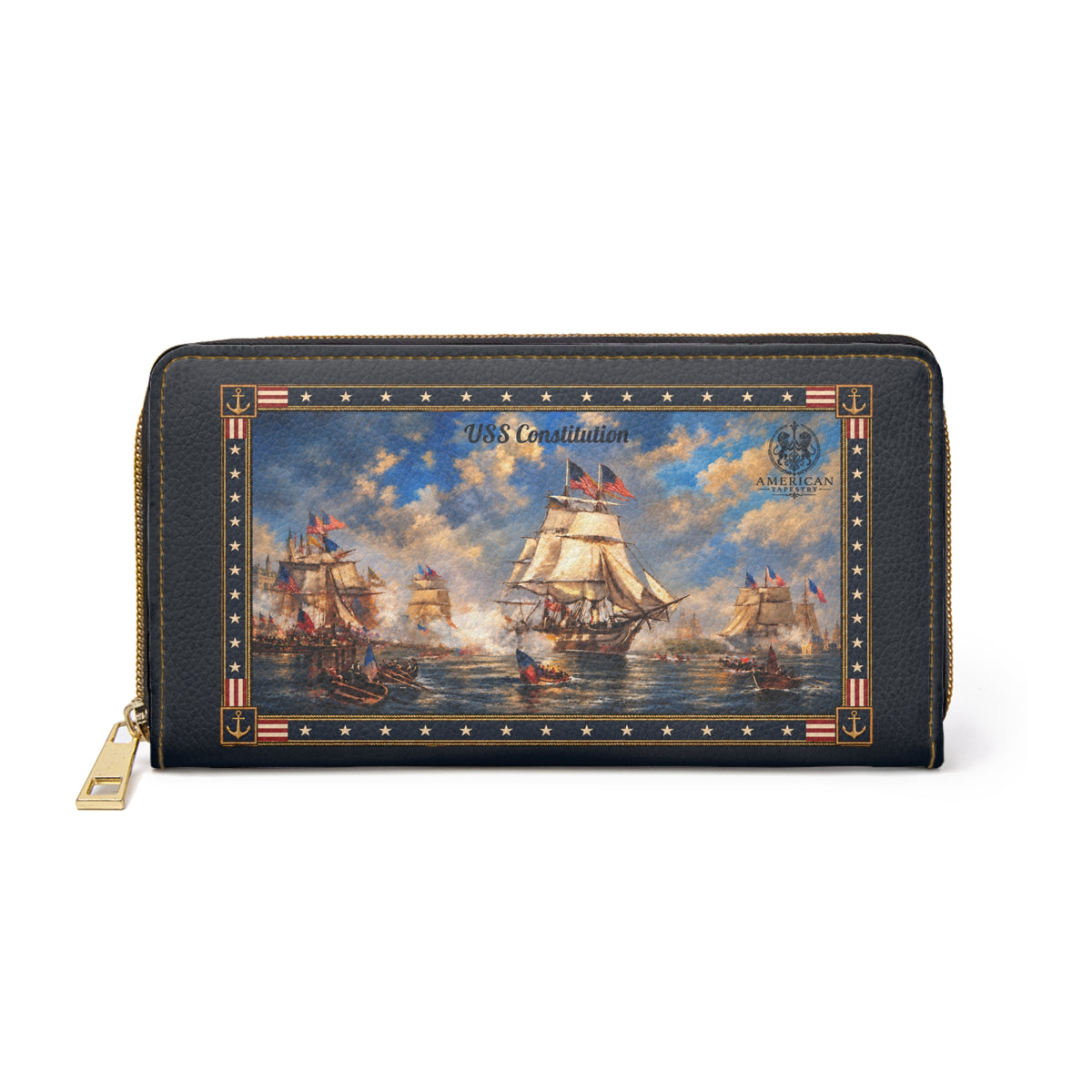 Zip Wallet — USS Constitution — Navy