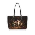 Tote Bag — Classical Ballet Painting Print PU Shoulder Tote