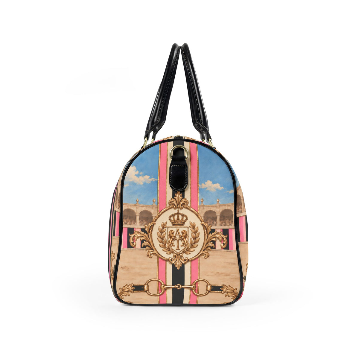 The Matador Collection-Barrel Bag-Pink and Black