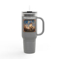 40 oz Insulated Travel Mug — USS Constitution — Multiple Colors in White Text