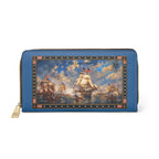 Zip Wallet — USS Constitution — Sky Blue