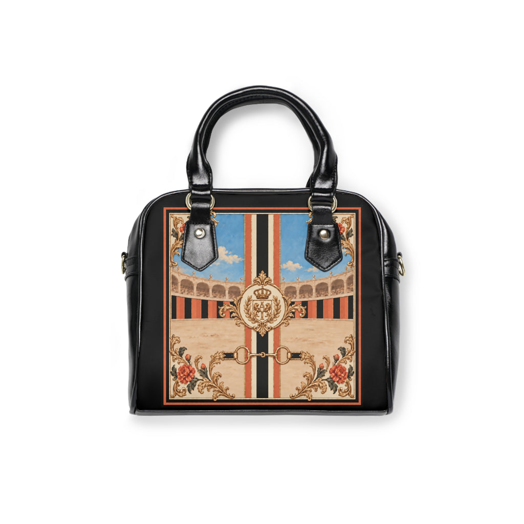 The Matador Collection-Satchel Bag-Orange and Black