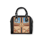 The Matador Collection-Satchel Bag-Orange and Black