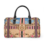 The Matador Collection-Barrel Bag-Pink and Black
