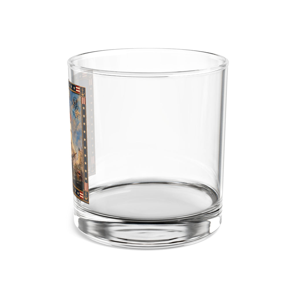 10 oz Rocks Glass — USS Constitution