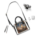Satchel Bag — Return of the Constitution with White and a Back Deep Navy Emblem