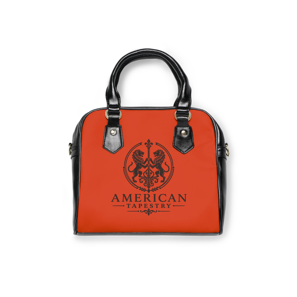 Satchel Bag — Interior Scene — Sunrise Ombré with Orange