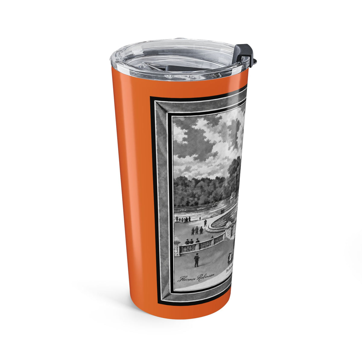20 oz Steel Tumbler — Bethesda Fountain, Central Park, NYC — Archival Orange