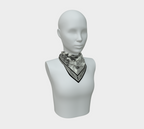 100% Silk Scarf— Bethesda Fountain, Central Park, NYC — Archival Black