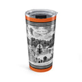 20 oz Steel Tumbler — Bethesda Fountain, Central Park, NYC — Archival Orange