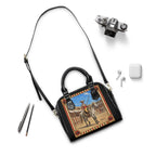 The Matador Collection-Satchel Bag-Red Cameo Bull with Black