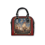 Satchel Bag — Return of the Constitution with Crimson and a Back Cream Emblem