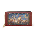 Zip Wallet — USS Constitution — Red