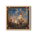 Coaster-USS Constitution – Cream Border