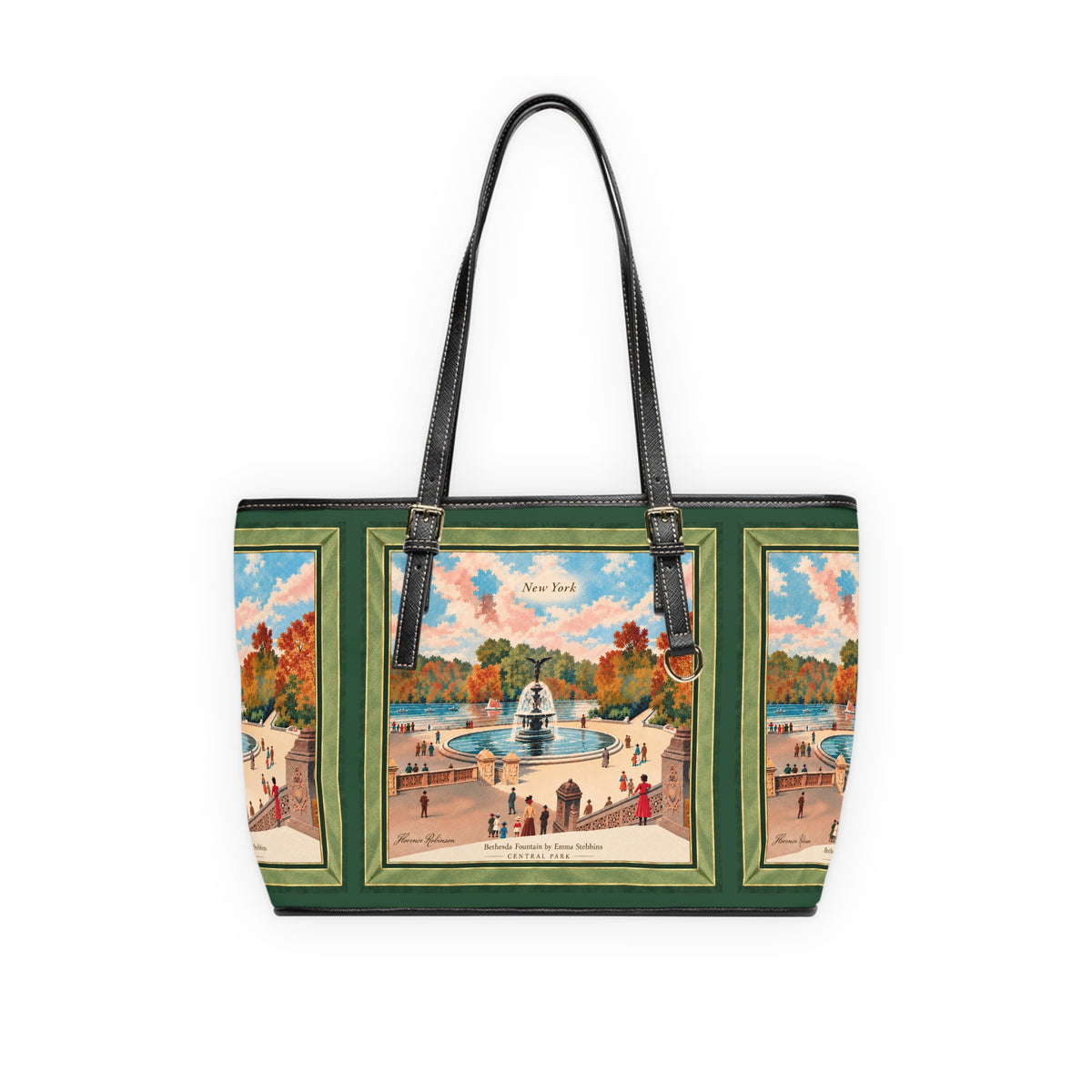 Tote — Bethesda Fountain, Central Park, NYC — Green