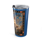20 oz Tumbler — USS Constitution — Sky Blue