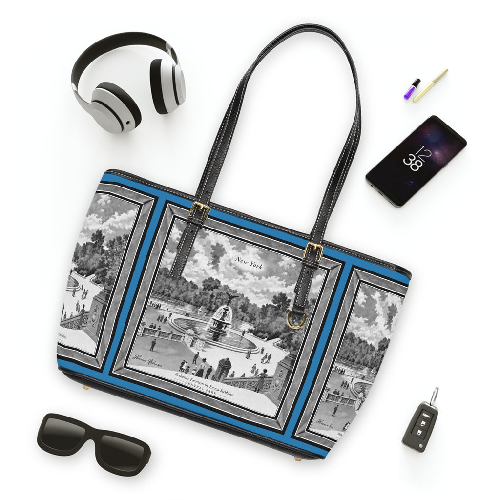 Tote — Bethesda Fountain, Central Park, NYC — Archival Blue