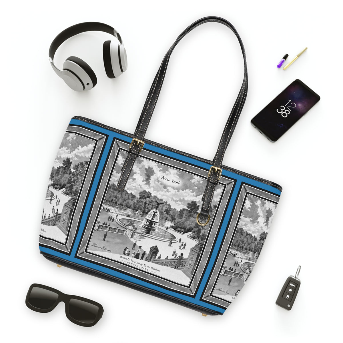 Tote — Bethesda Fountain, Central Park, NYC — Archival Blue