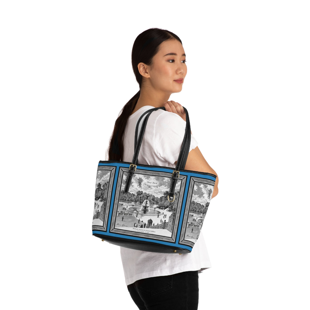 Tote — Bethesda Fountain, Central Park, NYC — Archival Blue