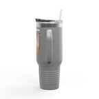 40 oz Insulated Travel Mug — USS Constitution — Multiple Colors in White Text
