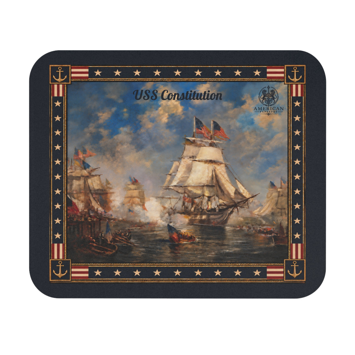 9″ × 8″ Mouse Pad — USS Constitution