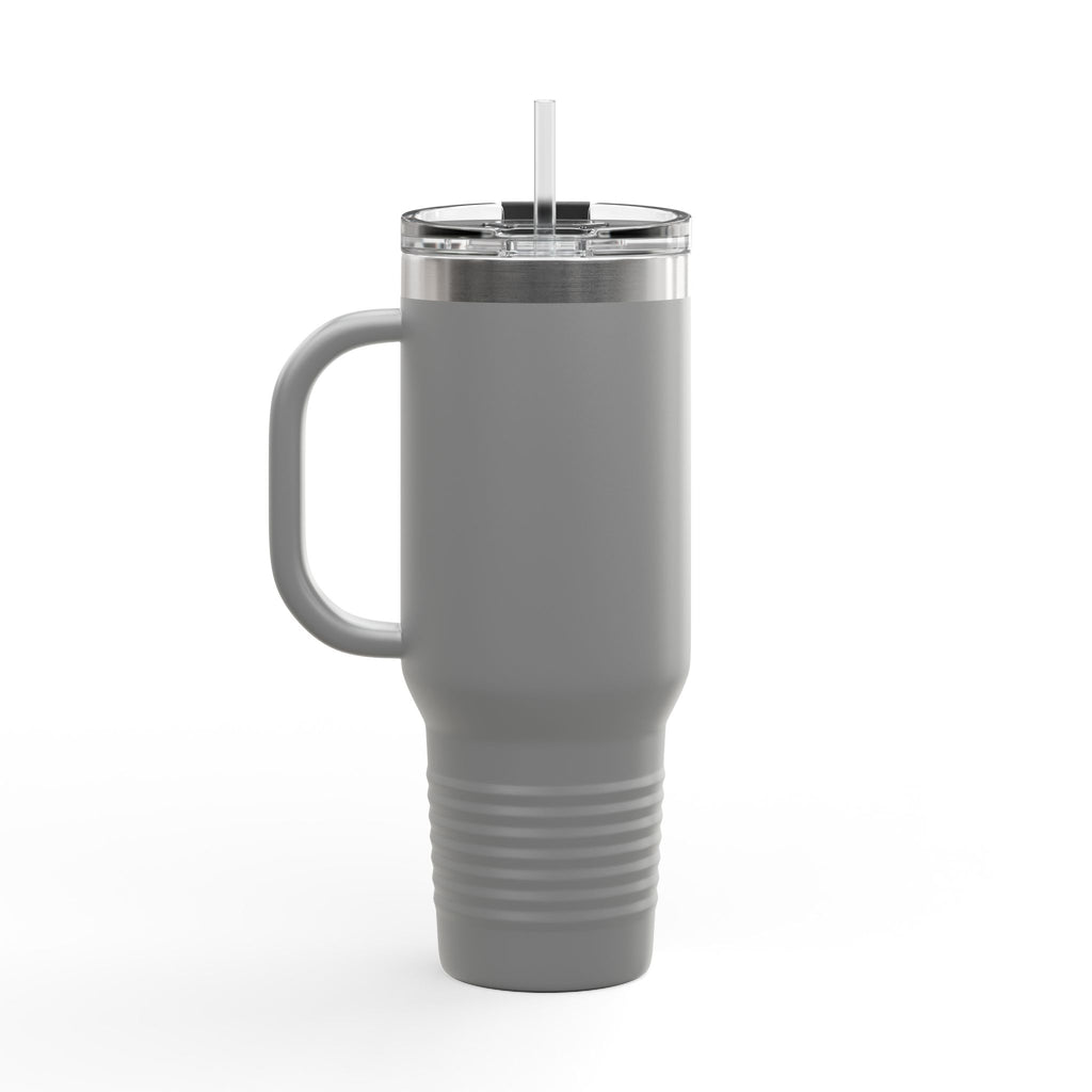 40 oz Insulated Travel Mug — USS Constitution — Multiple Colors in Black Text