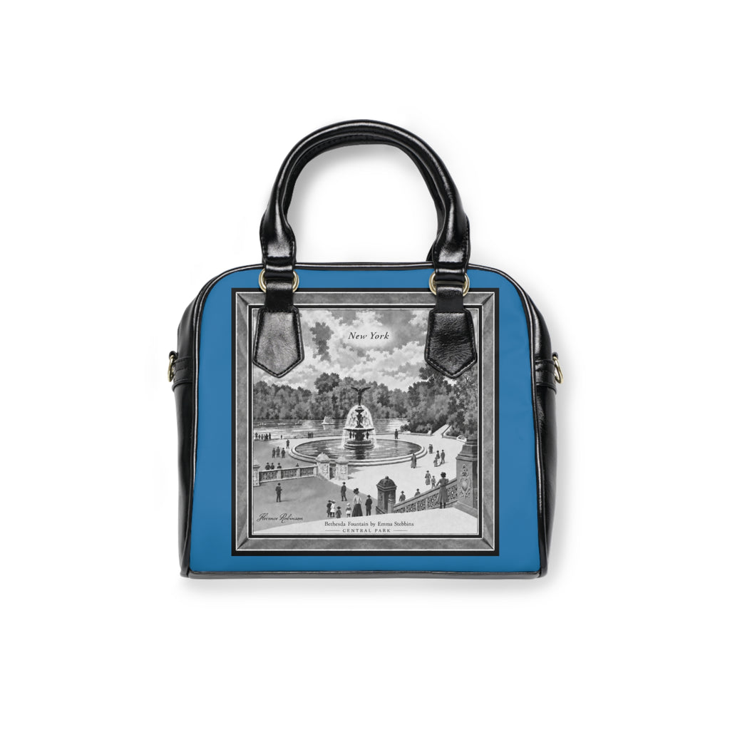 Satchel Bag — Bethesda Fountain, Central Park, NYC — Archival Blue