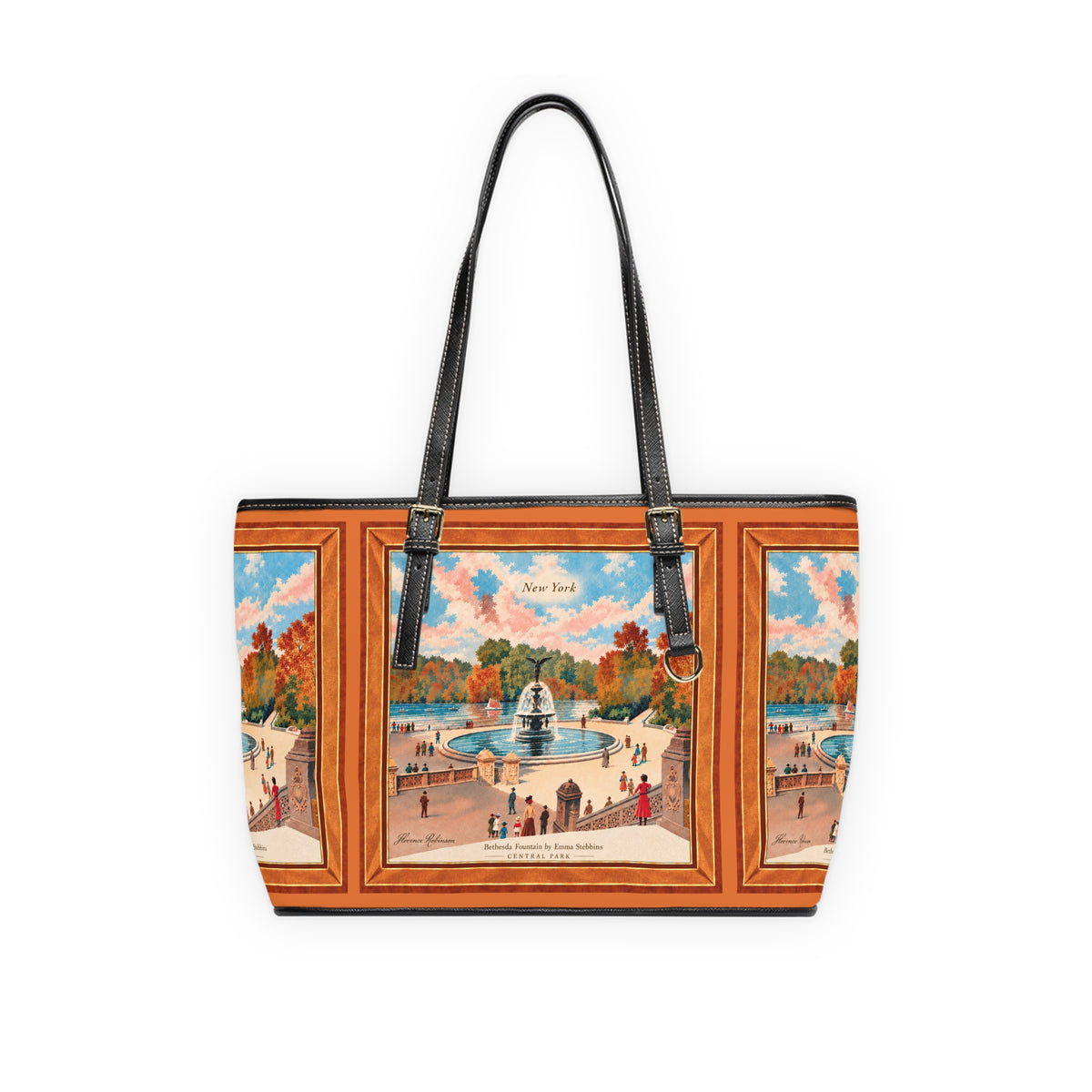 Tote — Bethesda Fountain, Central Park, NYC — Orange