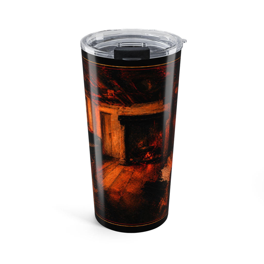 20 oz Steel Tumbler — Interior Scene — Sunrise Ombré