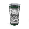 20 oz Steel Tumbler — Bethesda Fountain, Central Park, NYC — Archival Green