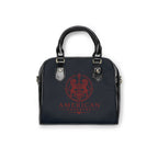 Satchel Bag  — Return of the Constitution with Deep Navy and a Back Crimson Emblem