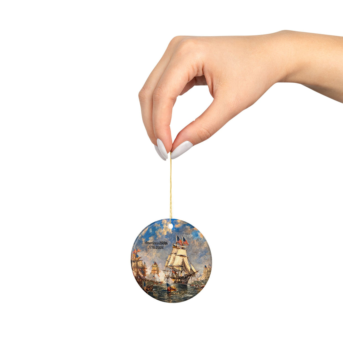 Ornament  — USS Constitution Celebrating America's 250th Anniversary