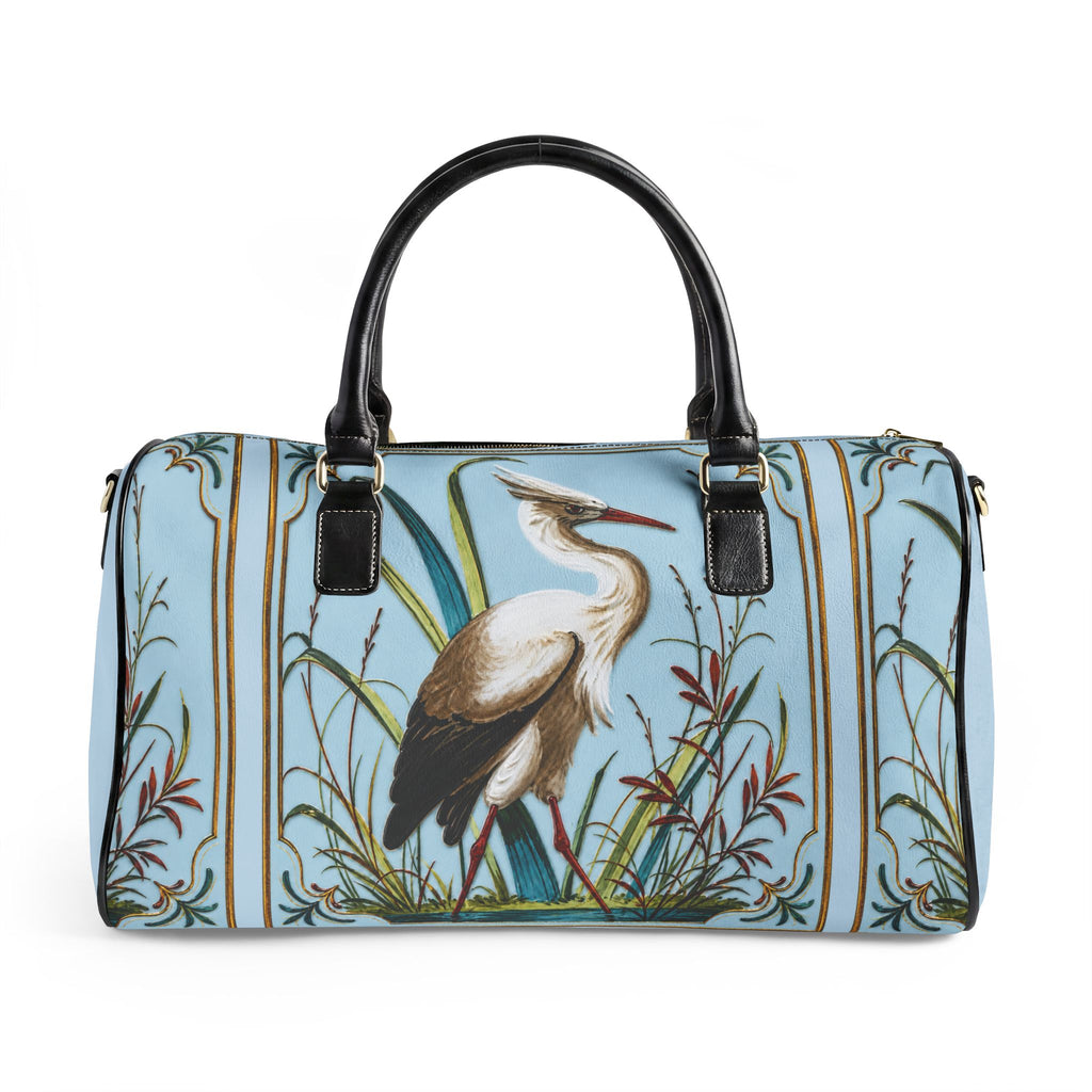 Art Nouveau Barrel Bag — The Heron Collection — 8" × 19"