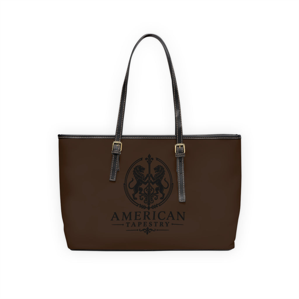The Matador Collection-Tote-Red Cameo Bull with Brown