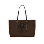 The Matador Collection-Tote-Red Cameo Bull with Brown