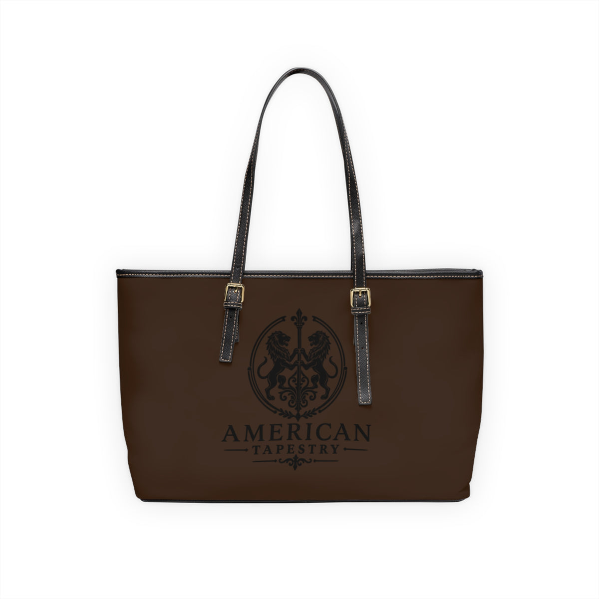 The Matador Collection-Tote-Red Cameo Bull with Brown
