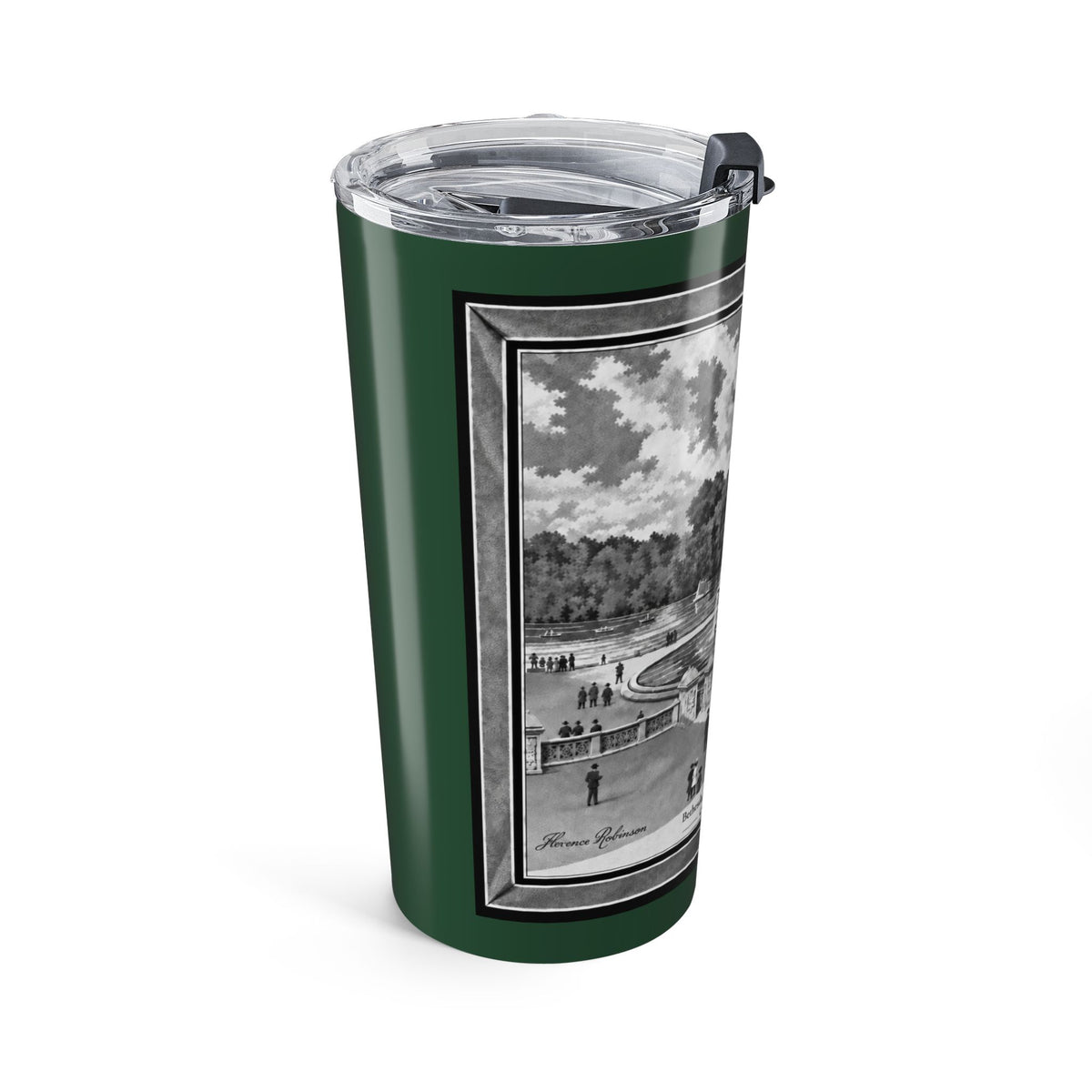 20 oz Steel Tumbler — Bethesda Fountain, Central Park, NYC — Archival Green