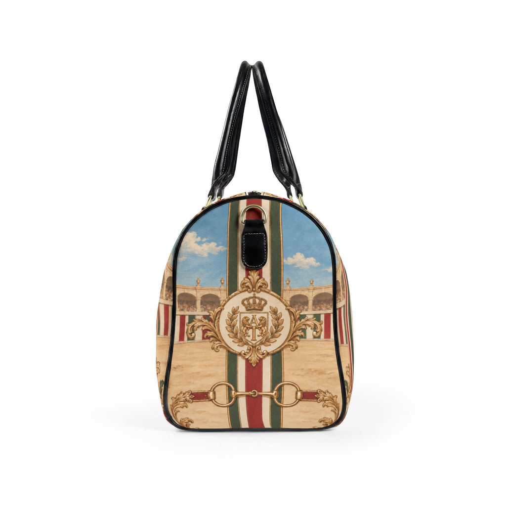 The Matador Collection-Barrel Bag-Brick Red and Olive