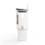 40 oz Insulated Travel Mug — USS Constitution — Multiple Colors in Black Text