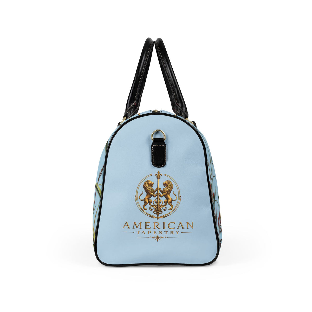 Art Nouveau Barrel Bag — The Heron Collection — 9.5" × 20.8"