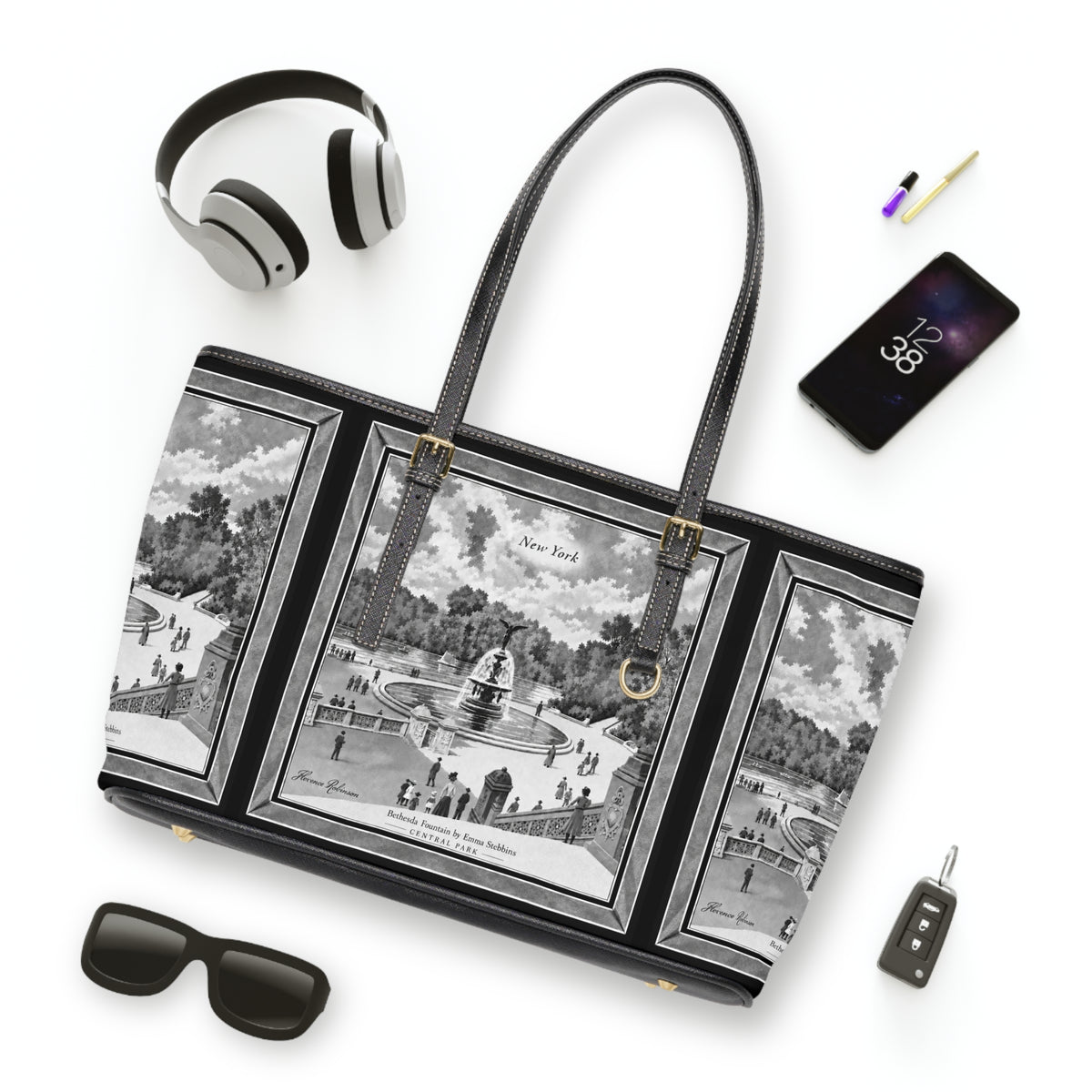 Tote — Bethesda Fountain, Central Park, NYC — Archival Black