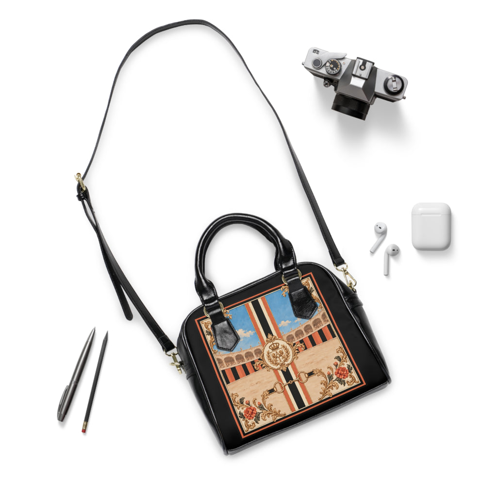 The Matador Collection-Satchel Bag-Orange and Black